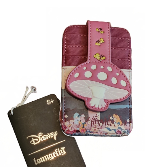 Disney Loungefly Alice In Wonderland Card Holder - Picture 2 of 6